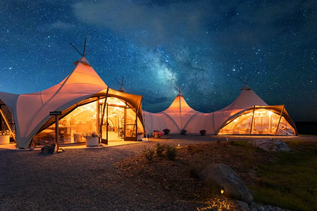 Best glamping spots for couples Family-friendly glamping vacations Pet-friendly glamping near national parks Airstream glamping rentals Yurt glamping with hotel amenities Glamping tents with bathrooms Weekend glamping escapes Glamping with hotel rewards points Winter glamping destinations Unique glamping experiences in nature